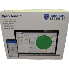 BrickHouse Security Spark Nano 7 LTE Micro GPS Tracker – Black/Blue (‎M-SN)