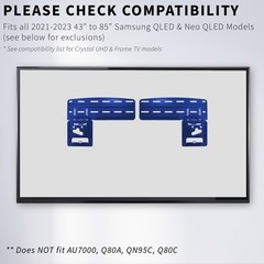 VIVO Micro Gap TV Wall Mount Designed for 43″ to 85” 2021-2023 Samsung TVs