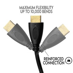 HDMI Cable 4K High Speed Cord 3 10 12 15 25 30 40 50 75 100 FT 2160P HDTV