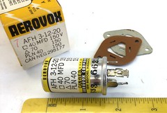1 NOS/NIB Aerovox 40 mfd 150 v 1″ Can Style Capacitor