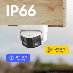 ANNKE 8MP 4K 6MP Full Color PoE Security Camera Dual Lens Two-Way Audio Outdoor