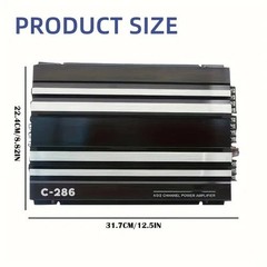 7800W MAX 4 Channel Car Truck Amplifier Stereo Audio Speaker Amp System Device