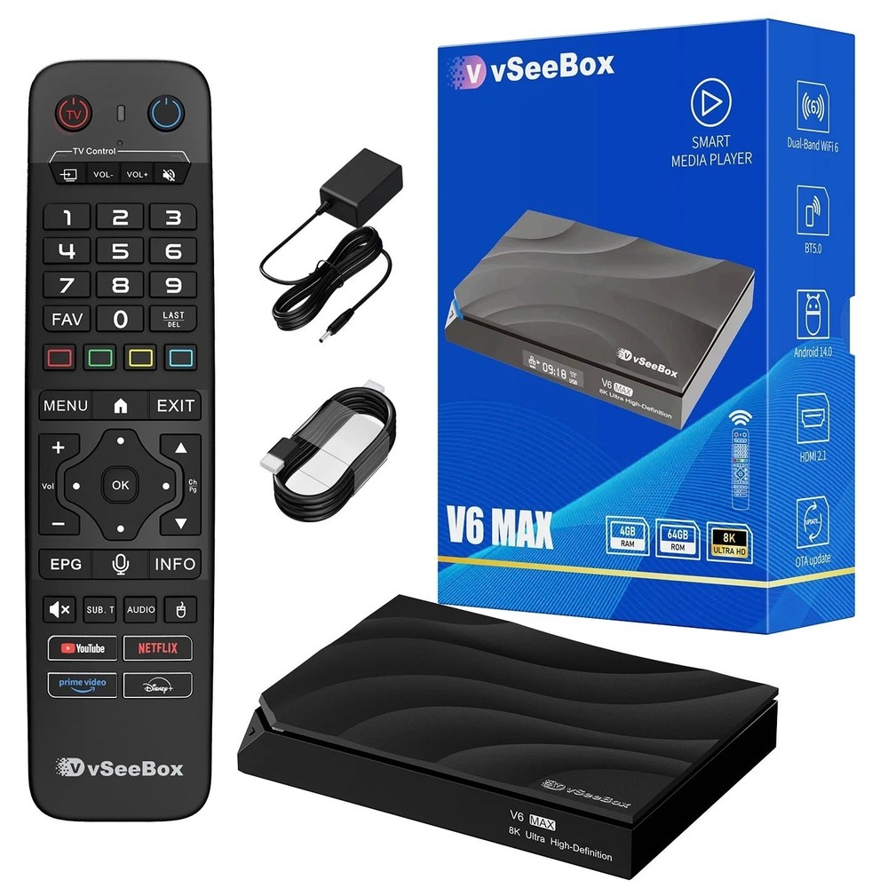 vseeBox V6 Max | Authorized Distributor USA