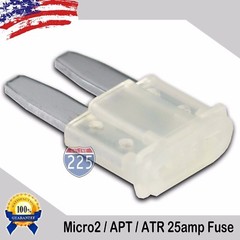 5 Pack 25A Micro2 Blade Fuse 25 AMP APT/ATR 32V Auto Car Truck Boat Marine RV US