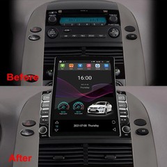for Toyota Sienna Radio Upgrade 2004 2005 2006 4GB RAM+64GB ROM-XJG, Black