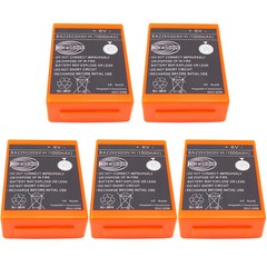 5PCS 1500mAh BA225030 6V Ni-MH Battery PACK For HBC Pump Truck Remote Controller