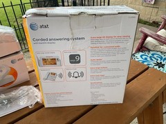 AT&T CL4940 Corded phone W/ Answering Machine & Trimline Phone 210 NEW OPEN BOX