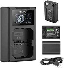 Dual USB Charger Kit with 2 Li-ION Batteries