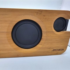 Archeer A320 Bluetooth Speaker Bamboo Wood 2.1 Channel Subwoofer Home Audio