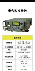 IN US FCS PRC 117G Military Tactical Surplus Vehicle Radio with Handmic KDU Set