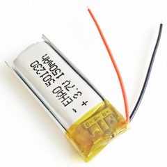 10 pcs 3.7V 150mAh lipo Battery rechargeable For MP3 MP4 smart watch GPS 501230