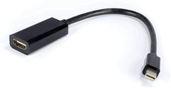 LOT Mini DisplayPort to HDMI Adapter 4K/1080P Mini DP Male to HDMI Female Black