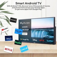 SYLVOX Outdoor TV 55” 1000 nits 4K Weatherproof Smart TV support Bluetooth WiFi
