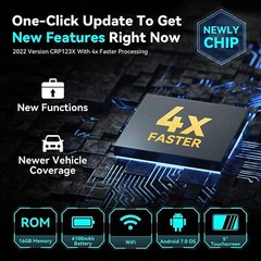 LAUNCH CRP123X OBD2 Scanner ABS SRS Code Reader Check Engine Car Diagnostic Tool