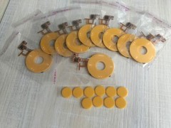 10X Click Wheel + Center Button for iPod Video 5th 5.5 Gen 30GB 60GB 80GB YELLOW