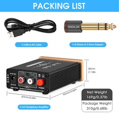 Douk Audio U3 Mini Class A Headphone Amplifier Hi-Fi Desktop Stereo Headset Amp