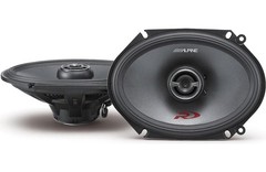 Alpine Type R SPR-68 2-Way 6in. x 8in. Car Speaker Set Of 2 Pair