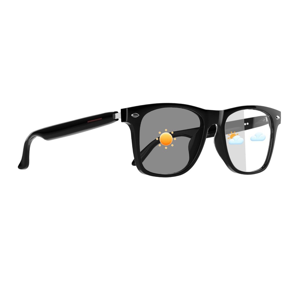 Smart Glasses for Men Women, Open Ear Audio Design, Color-Change Lenses, Supp…