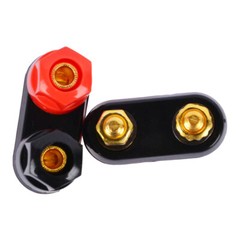 10 Pcs Speaker Amplifier Terminal Binding Post Dual 2-way Female Banana Plug