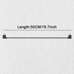 50cm Left Angle HDMI Cable for Atomos Ninja Feelworld Sony FS5 FS7 BMPCC Canon
