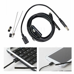 5.5mm 6LED Waterproof Micro USB Android Endoscope Borescope Inspection Camera FT