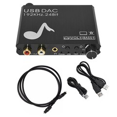 Aluminium Alloy 24-Bit 192 kHz Optical Digital To Analog Audio Converter Host