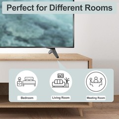 Durable ABS LG TV Stand Legs Replacement for 49-55 Inch TVs – Supports 80 lbs