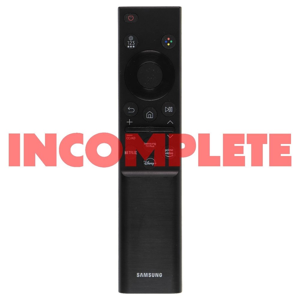 INCOMPLETE Samsung Remote Control (BN59-01388A) for Select Samsung TVs – Black