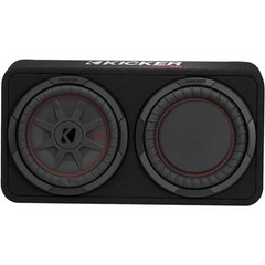 Kicker 48TCWRT102 CompRT 10″ subwoofer in thin profile enclosure, 2ohm