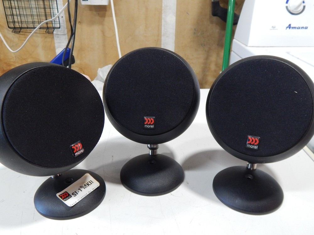 lot of 3 Morel SI-1 MKII speaker