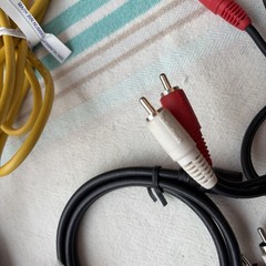 Lot of 24 Cables, RCA, 26 AWG Tigercable, Dish Network RG-59/U Coaxial, others