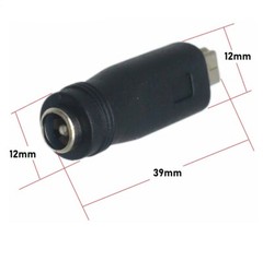 X10 DC Power Charger Adapter 5.5 x 2.1mm Female To Mini USB 5Pin Male Converter