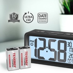 Tenergy 9V Lithium Battery 1200mAh L522 6LR61 1604LC UL Bulk Lot Pricing