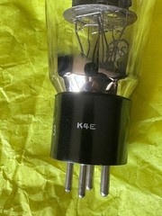 PAIR of unused 1940s U. S. Navy RCA CRC 2A3 Mil Spec Black Plate Tube. Orig Pkg.
