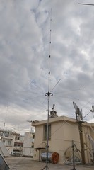 Sirio 827 5/8 Wave 10M/CB Base Antenna with Anti-Vibration Ring