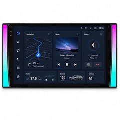 Double 2DIN 10.1” Android15 Car Stereo Radio GPS Navi SWC 5G WIFI FM Head Unit