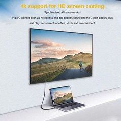 .›(50cm)90 Degree USB C Cable Angled USB C Extension Cable 4K 60Hz Professional