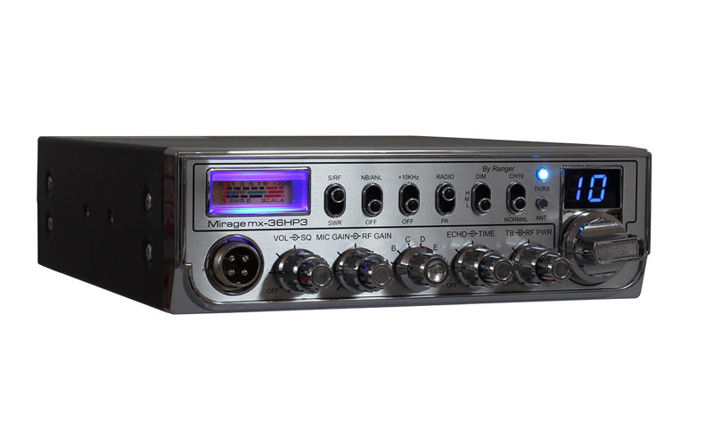 Ranger Mirage MX36HP3 10 Meter Radio | High Power | Cobra 29 Size | AM/FM Loud
