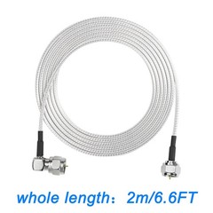 MEIRIYFA F Type Coaxial Right Angle Connector Cable,90° Angled to Straight F Typ