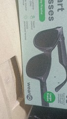 weariQ SS-MATTEBC1LG Smart Glasses Large Frame Bluetooth Speaker