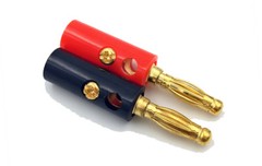 20Pcs or 10 Pairs Banana Plugs Gold Plated Pin Speaker Wire Test Equipt, Ham 10X