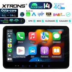 2 Din Android 14 DVD Player 10.1″ Car Stereo 4G LTE 4GB RAM 64GB ROM GPS BT 5.0