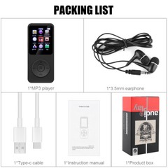 US Support 128GB Bluetooth MP4/MP3 Lossless Sport Music Player FM Radio Recorder