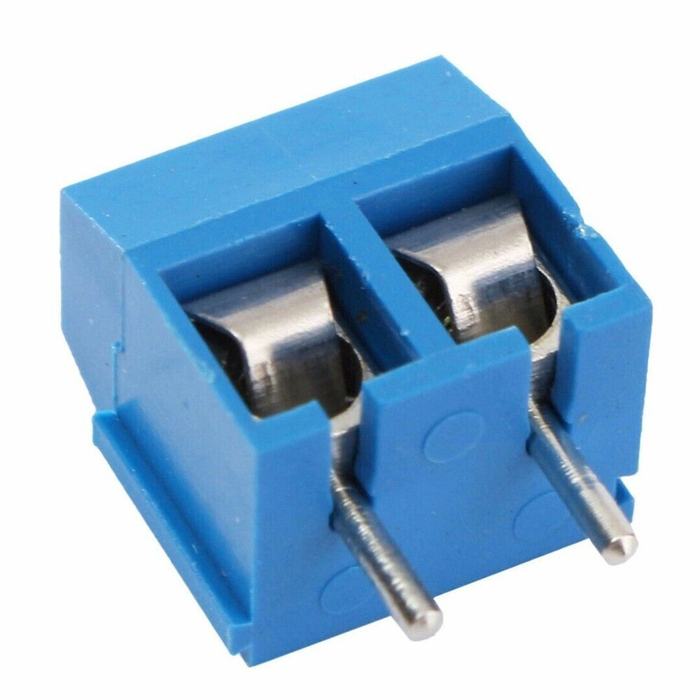 10pcs 5mm Pitch KF301-2 2-Pin Pole PCB Mount Screw Terminal Block US