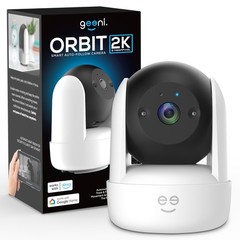 Geeni Orbit 2K PTZ Indoor Smart Security Camera Auto Tracking WiFi Night Vision