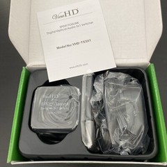 ViewHD SPDIF TOSLINK Digital Optical Audio Switcher 3×1 with Remote VHD-TS3X1