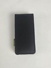 IPOD NANO 5G 5TH GENERATION LEATHER CASE FOLIO COVER Belt Clip 8GB 16GB BLACK
