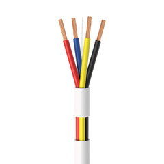 Alarm Security Cable 22/4 Gauge 500FT Stranded CCA Conductor Unshielded Wire