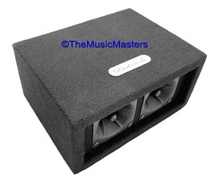 Pair 2-Way 100W Super Horn Tweeter Speaker Boxes Pro Studio DJ PA Car Home Audio