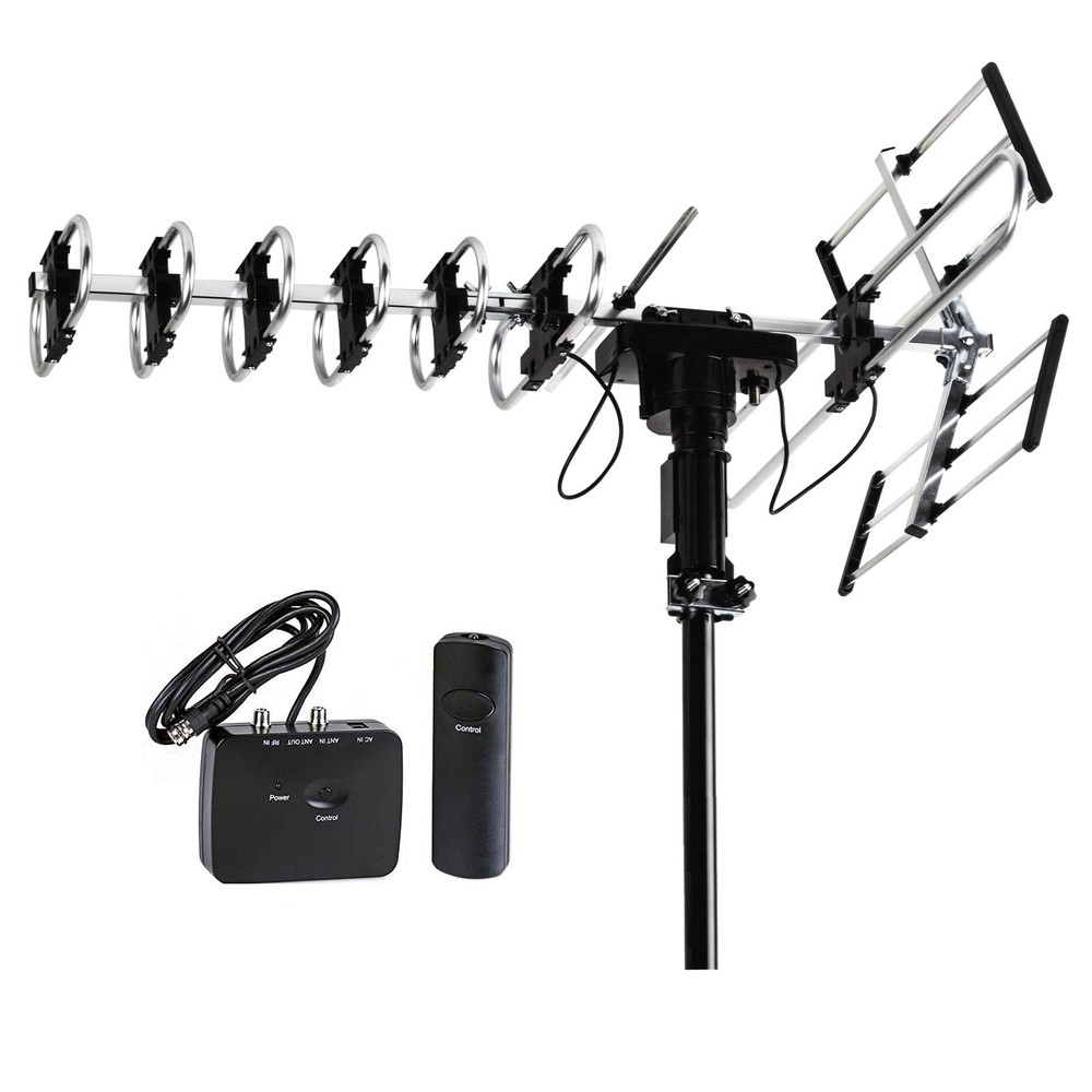 Five Star Outdoor Antenna HD TV 200 Miles Range with Motorized 360°